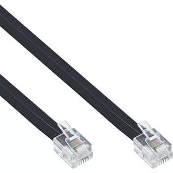 InLine modulárny kábel RJ11 konektor samec / konektor samec 6P4C 6 m
