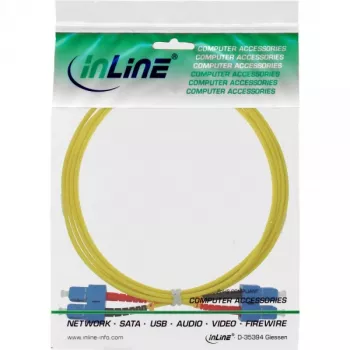 InLine optický duplexný kábel SC/SC 9/125µm OS2 2 m, 2 m, OS2, SC, SC