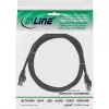 InLine patch kábel F/UTP Cat.5e čierny 2 m