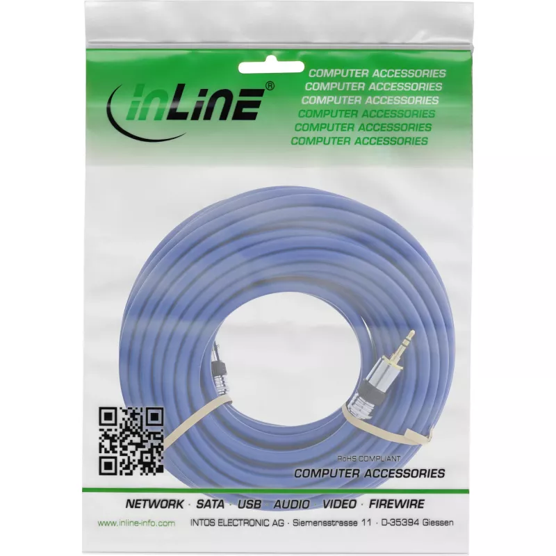 InLine Premium audio kábel 3,5 mm jack konektor samec/konektor samec 2 m