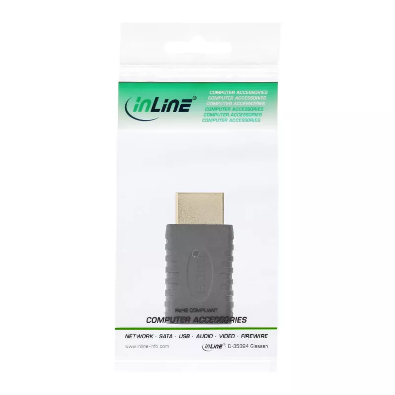 HDMI adaptér InLine 17691G HDMI konektor samec / Mini HDMI konektor samica pozlátený