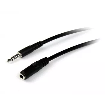 StarTech.com 2m 3,5 mm 4-pólový TRRS predlžovací kábel pre headset – konektor samec/konektor samica