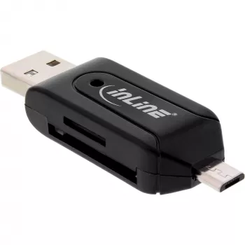 InLine OTG duálna čítačka kariet pre SD a microSD 66779
