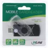 InLine USB 3.0 mobilná čítačka kariet s 2 slotmi pre SD SDHC SDXC microSD