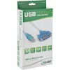 USB tlačiarňový kábel InLine 33397I 1,8 m Type-A konektor samec na DB25 konektor samica