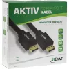 InLine DisplayPort aktívny kábel, čierny, pozlátené kontakty, 20 m