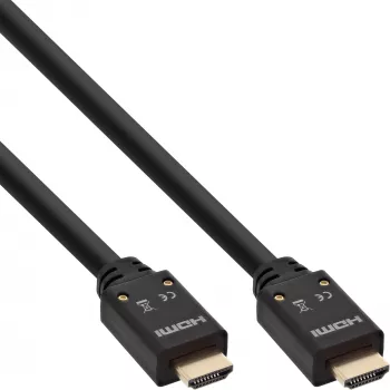 InLine HDMI aktívny kábel, HDMI High Speed s Ethernetom, M/M, 10 m