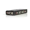 StarTech.com 4-portový čierny USB KVM switch kit s káblami a audiom