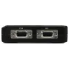 StarTech.com 2-portový čierny USB KVM switch kit s audiom a káblami