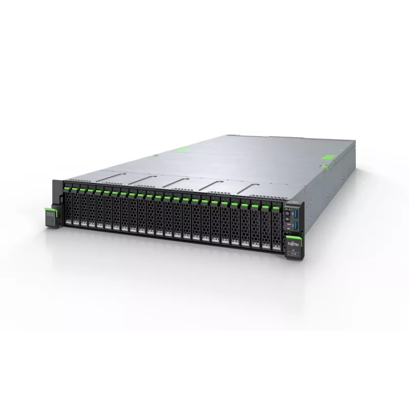 Fujitsu PRIMERGY RX2540 M6 VFY:R2546SC241IN rackový server (2U), 1x Intel Xeon Silver 4314 16C 2,4 GHz, 16 GB RAM, 16x 2,5" SFF hot-swap, bez HDD, 1GbE, 900 W