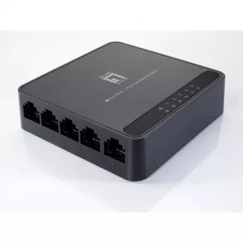 Sieťový switch LevelOne FEU-0512 Fast Ethernet 10/100 čierny