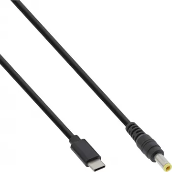 InLine USB-C na ASUS/Lenovo notebook (okrúhly) nabíjací kábel, 2m