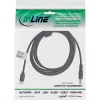 InLine USB-C na ASUS/Lenovo notebook (okrúhly) nabíjací kábel, 2m