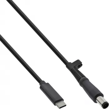 InLine USB-C na HP notebook (okrúhly/veľký) nabíjací kábel, 2m