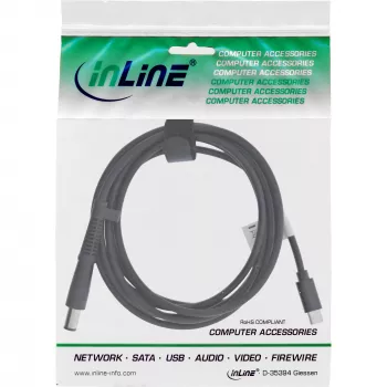 InLine USB-C na HP notebook (okrúhly/veľký) nabíjací kábel, 2m