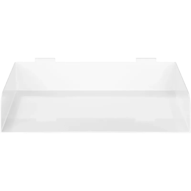 Modulárna polica InLine Slatwall Shelf large biela oceľ 318 mm 250 mm 68 mm