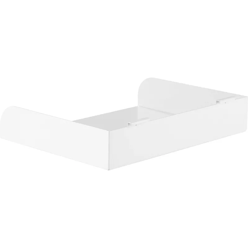 Modulárna polica InLine Slatwall Shelf large biela oceľ 318 mm 250 mm 68 mm