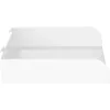 Modulárna polica InLine Slatwall Shelf large biela oceľ 318 mm 250 mm 68 mm