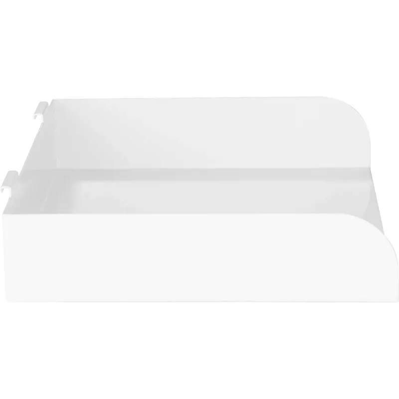 Modulárna polica InLine Slatwall Shelf large biela oceľ 318 mm 250 mm 68 mm
