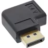 InLine DisplayPort adaptér DisplayPort samec samica vľavo zahnutý 17199L