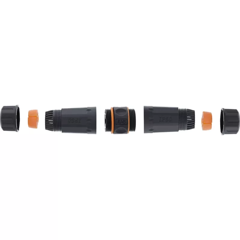 InLine Cat.6A spojka, vodotesná IP68, 2x RJ45 samica/samica, 1:1