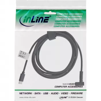 InLine USB-C na HP notebook (okrúhly/malý) nabíjací kábel, 2 m
