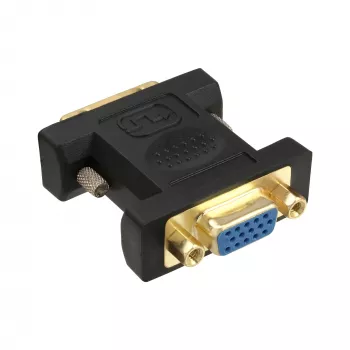 InLine DVI-A adaptér DVI 12+5 samec na VGA 15HD samica pozlátený