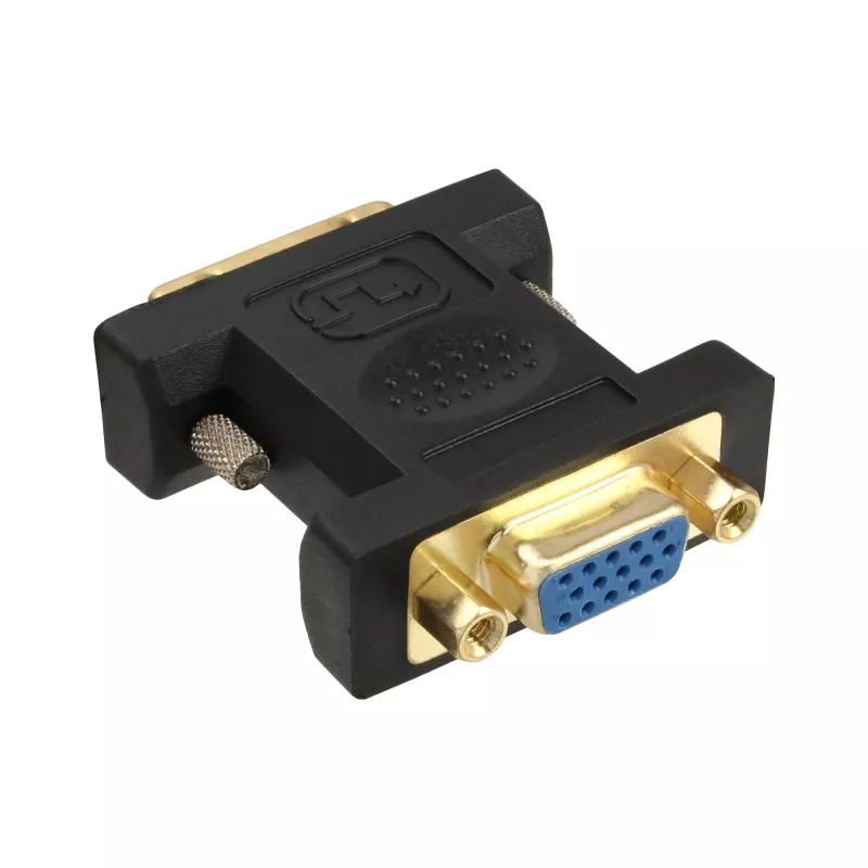 InLine DVI-A adaptér DVI 12+5 samec na VGA 15HD samica pozlátený