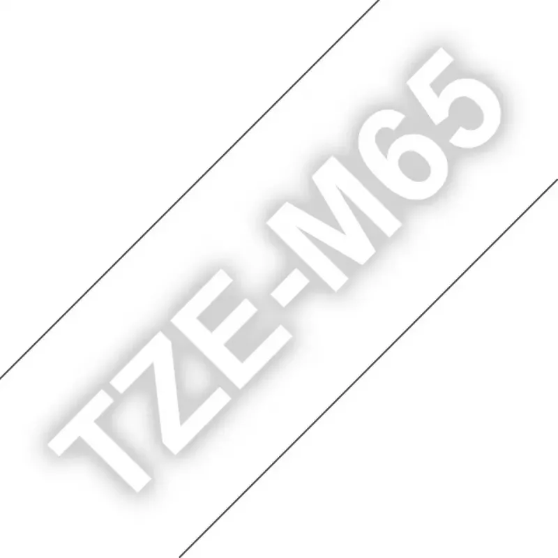 Brother TZE-M65 popisovacia páska priehľadná