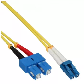 Glasfaser-Duplexkabel LC/SC 9/125µm OS2 3 m InLine 88656N