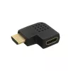 InLine HDMI adaptér samec samica bočne zahnutý doprava pozlátený 17600T