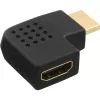 InLine HDMI adaptér samec samica bočne zahnutý doľava pozlátený 17600S