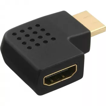 InLine HDMI adaptér samec samica bočne zahnutý doľava pozlátený 17600S