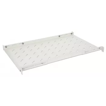 Intellinet 19 palcová pevná polica (nastaviteľná), 1U, hĺbka police 750 mm, nastaviteľná hĺbka koľajníc 750 až 950 mm, max. 20 kg, sivá, doživotná záruka