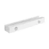 InLine systém na vedenie káblov pod stolom 23190W — oceľ, biela, 114×600×76 mm