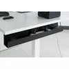 Systém na vedenie káblov pod stolom InLine 23190B, oceľ, čierna, 114×600×76 mm