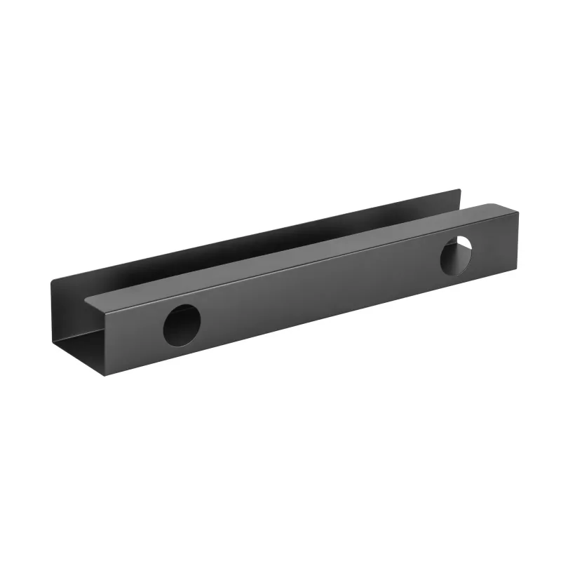 Systém na vedenie káblov pod stolom InLine 23190B, oceľ, čierna, 114×600×76 mm