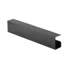 Systém na vedenie káblov pod stolom InLine 23190B, oceľ, čierna, 114×600×76 mm