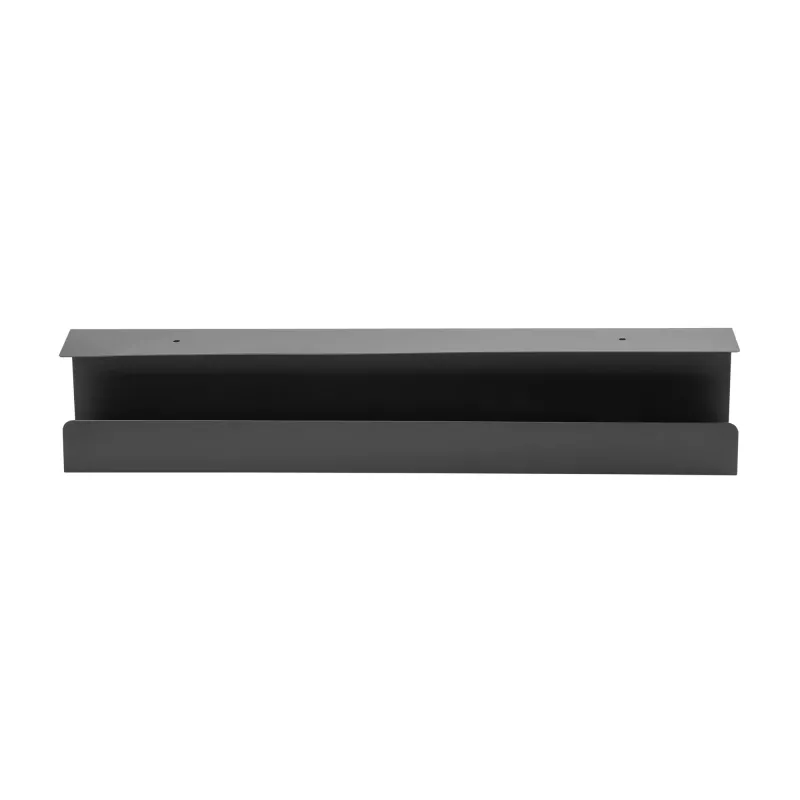 Systém na vedenie káblov pod stolom InLine 23190B, oceľ, čierna, 114×600×76 mm