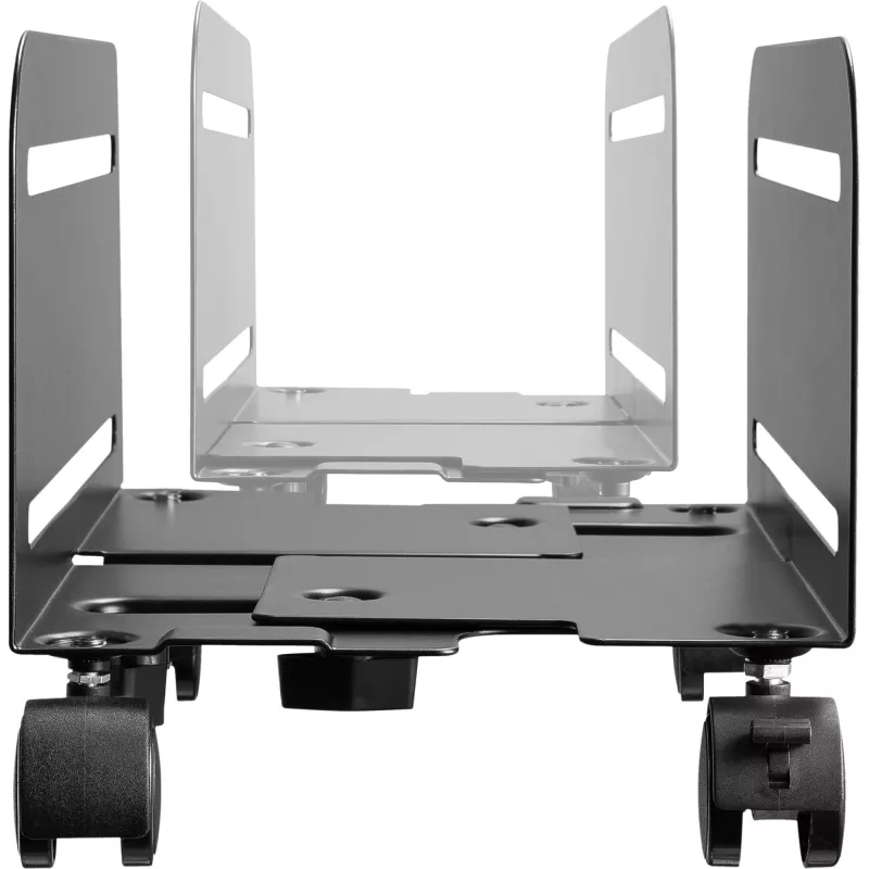 InLine PC vozík, pojazdný vozík pre počítačové skrine, max. 10 kg, čierny