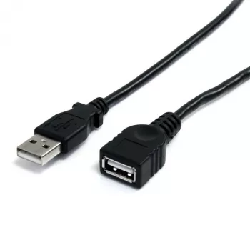 StarTech.com 3 m čierny USB 2.0 predlžovací kábel A na A - M/F