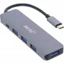 USB hub InLine USB 3.2 USB-C Multi Hub 4x USB-A 5Gb/s + USB-C (dáta/PD 87W)