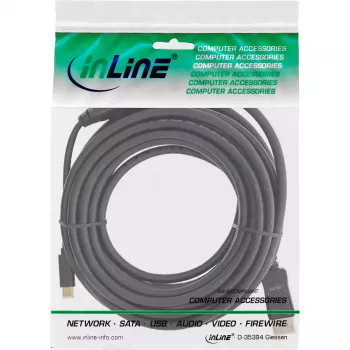 USB-DisplayPort kábel InLine 64121 USB-C konektor samec na DisplayPort konektor samec 1 m