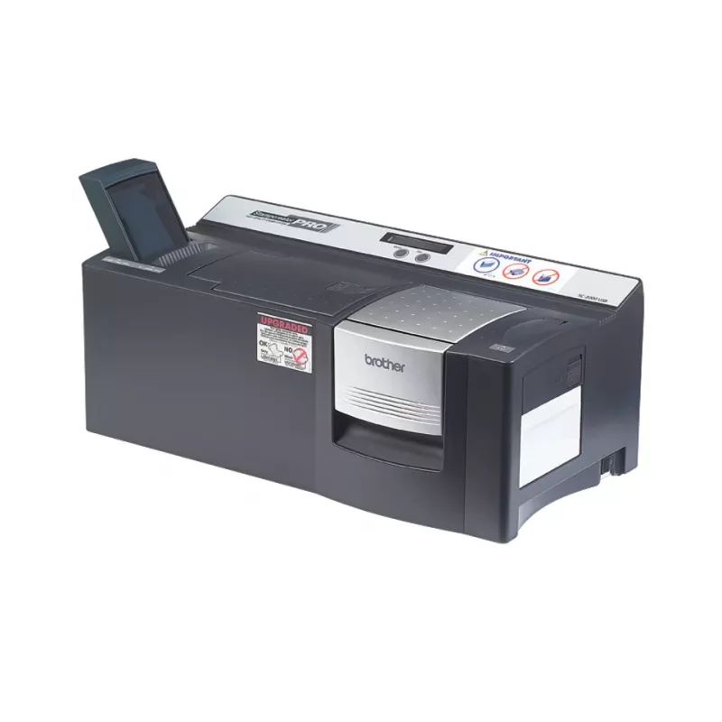 Tlačiareň etikiet Brother SC-2000USB 600 x 600 DPI káblová, čierna