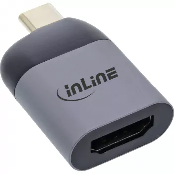 InLine USB display konvertor, USB-C konektor samec na HDMI konektor samica, 4K60Hz