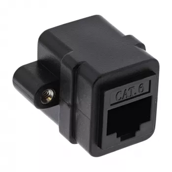 InLine Spojka patch kábla UTP 2x RJ45 samica na inštaláciu