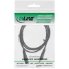 InLine DC predlžovací kábel, DC samec/samica 5,5x2,1mm, čierny, 3m