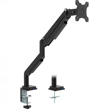 InLine držiak na stôl so zdvihom a USB/audio do max. 82 cm 32 palcov 9 kg
