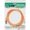 InLine patch kábel S/FTP PiMF Cat.6A bezhalogénový 500MHz oranžový 3m