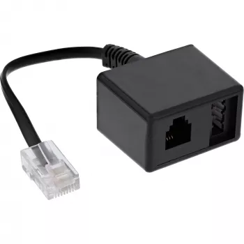 InLine TAE adaptérový kábel RJ45 konektor samec na TAE-N & RJ11 konektor samica 69943